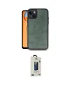 ieg™ iPhone 14 Kılıf Kıvılcım Işık Serisi - Siyah Bilvis Hayalet Cam Ekran Koruyucu
