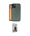 ieg™ iPhone 14 Kılıf Kıvılcım Işık Serisi - Siyah Bilvis Hayalet Cam Ekran Koruyucu