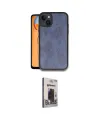 ieg™ iPhone 14 Kılıf Kıvılcım Işık Serisi - Siyah Bilvis Hayalet Cam Ekran Koruyucu