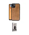 ieg™ iPhone 14 Kılıf Kıvılcım Işık Serisi - Siyah Bilvis Hayalet Cam Ekran Koruyucu