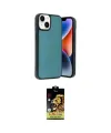 ieg™ iPhone 14 Kılıf Kıvılcım Işık Serisi - Siyah Buffer Cam Ekran Koruyucu