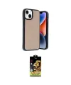 ieg™ iPhone 14 Kılıf Kıvılcım Işık Serisi - Siyah Buffer Cam Ekran Koruyucu