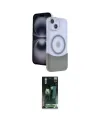 ieg™ iPhone 14 Kılıf Kozmos Form Özel Seri - Şeffaf 360 Full Body Arka Koruyucu