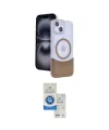 ieg™ iPhone 14 Kılıf Kozmos Form Özel Seri - Şeffaf Royal Nano Ekran Koruyucu