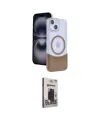 ieg™ iPhone 14 Kılıf Kozmos Form Özel Seri - Siyah Bilvis Hayalet Cam Ekran Koruyucu