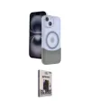 ieg™ iPhone 14 Kılıf Kozmos Form Özel Seri - Siyah Bilvis Hayalet Cam Ekran Koruyucu