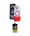 ieg™ iPhone 14 Kılıf Kozmos Form Özel Seri - Siyah Buffer Cam Ekran Koruyucu