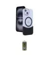 ieg™ iPhone 14 Kılıf Kozmos Form Özel Seri - Siyah Joko Magic 5D Hayalet Cam