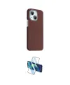 ieg™ iPhone 14 Kılıf Kozmos Klasik Prime - Siyah 3D Antistatik Cam Ekran Koruyucu