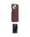 ieg™ iPhone 14 Kılıf Kozmos Klasik Prime - Siyah 3D Antistatik Hayalet Cam Ekran Koruyucu