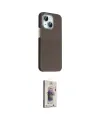 ieg™ iPhone 14 Kılıf Kozmos Klasik Prime - Siyah Bilvis 3D Cam Ekran Koruyucu