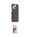 ieg™ iPhone 14 Kılıf Kozmos Klasik Prime - Siyah Bilvis 3D Mat Cam Ekran Koruyucu