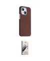 ieg™ iPhone 14 Kılıf Kozmos Klasik Prime - Siyah Bilvis 3D Mat Cam Ekran Koruyucu