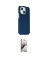 ieg™ iPhone 14 Kılıf Kozmos Klasik Prime - Siyah Bilvis 3D Mat Cam Ekran Koruyucu