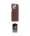 ieg™ iPhone 14 Kılıf Kozmos Klasik Prime - Siyah Buffer Hayalet Cam Ekran Koruyucu