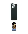 ieg™ iPhone 14 Kılıf Kozmos Klasik Prime - Siyah Buffer Hayalet Cam Ekran Koruyucu