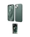 ieg™ iPhone 14 Kılıf Kozmos Yansıma Özel Seri - Şeffaf 360 Full Body Arka Koruyucu