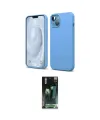ieg™ iPhone 14 Kılıf Kozmos Yansıma Özel Seri - Şeffaf 360 Full Body Arka Koruyucu