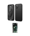 ieg™ iPhone 14 Kılıf Kozmos Yansıma Özel Seri - Şeffaf 360 Full Body Arka Koruyucu
