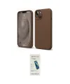 ieg™ iPhone 14 Kılıf Kozmos Yansıma Özel Seri - Şeffaf Pasifik Cam Ekran Koruyucu