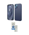 ieg™ iPhone 14 Kılıf Kozmos Yansıma Özel Seri - Şeffaf Royal Nano Ekran Koruyucu