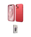 ieg™ iPhone 14 Kılıf Kozmos Yansıma Özel Seri - Siyah Bilvis 3D Cam Ekran Koruyucu