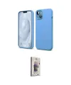 ieg™ iPhone 14 Kılıf Kozmos Yansıma Özel Seri - Siyah Bilvis 3D Cam Ekran Koruyucu