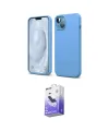 ieg™ iPhone 14 Kılıf Kozmos Yansıma Özel Seri - Siyah Bilvis 5in1 5D Magic Hayalet Cam Ekran Koruyucu