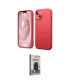 ieg™ iPhone 14 Kılıf Kozmos Yansıma Özel Seri - Siyah Bilvis Hayalet Cam Ekran Koruyucu