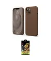 ieg™ iPhone 14 Kılıf Kozmos Yansıma Özel Seri - Siyah Buffer Cam Ekran Koruyucu
