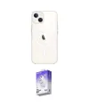 ieg™ iPhone 14 Kılıf Kutup Klasik Serisi - Siyah Bilvis 5in1 3D Magic Cam Ekran Koruyucu