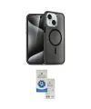 ieg™ iPhone 14 Kılıf Nova Asil Prime - Şeffaf Royal Nano Ekran Koruyucu