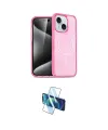 ieg™ iPhone 14 Kılıf Nova Asil Prime - Siyah 3D Antistatik Cam Ekran Koruyucu