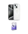 ieg™ iPhone 14 Kılıf Nova Asil Prime - Siyah Bilvis 5in1 5D Magic Hayalet Cam Ekran Koruyucu