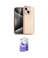 ieg™ iPhone 14 Kılıf Nova Asil Prime - Siyah Bilvis 5in1 5D Magic Hayalet Cam Ekran Koruyucu