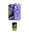 ieg™ iPhone 14 Kılıf Nova Asil Prime - Siyah Buffer Cam Ekran Koruyucu