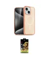 ieg™ iPhone 14 Kılıf Nova Asil Prime - Siyah Buffer Cam Ekran Koruyucu