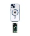 ieg™ iPhone 14 Kılıf Nova Işık Özel Seri - Şeffaf 360 Full Body Arka Koruyucu