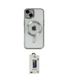 ieg™ iPhone 14 Kılıf Nova Işık Özel Seri - Siyah Bilvis Hayalet Cam Ekran Koruyucu