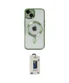 ieg™ iPhone 14 Kılıf Nova Işık Özel Seri - Siyah Bilvis Hayalet Cam Ekran Koruyucu
