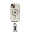 ieg™ iPhone 14 Kılıf Nova Işık Özel Seri - Siyah Bilvis Hayalet Cam Ekran Koruyucu