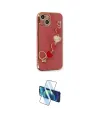 ieg™ iPhone 14 Kılıf Nova Işık Prime - Siyah 3D Antistatik Cam Ekran Koruyucu