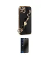 ieg™ iPhone 14 Kılıf Nova Işık Prime - Siyah 3D Antistatik Hayalet Cam Ekran Koruyucu