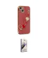 ieg™ iPhone 14 Kılıf Nova Işık Prime - Siyah Bilvis 3D Mat Cam Ekran Koruyucu