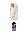 ieg™ iPhone 14 Kılıf Nova Işık Prime - Siyah Buffer Hayalet Cam Ekran Koruyucu