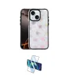 ieg™ iPhone 14 Kılıf Odak Prime - Siyah 3D Antistatik Cam Ekran Koruyucu