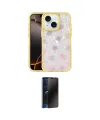 ieg™ iPhone 14 Kılıf Odak Prime - Siyah 3D Antistatik Hayalet Cam Ekran Koruyucu