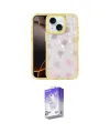ieg™ iPhone 14 Kılıf Odak Prime - Siyah Bilvis 5in1 3D Magic Cam Ekran Koruyucu