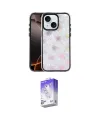 ieg™ iPhone 14 Kılıf Odak Prime - Siyah Bilvis 5in1 3D Magic Cam Ekran Koruyucu