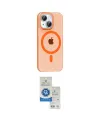 ieg™ iPhone 14 Kılıf Pusula Form Özel Seri - Şeffaf Royal Nano Ekran Koruyucu